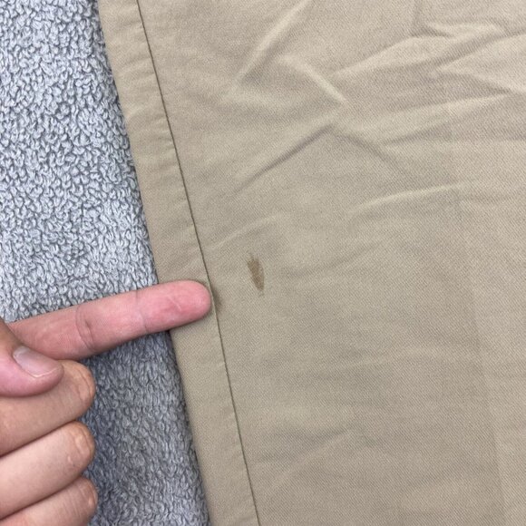 Under Armour Mens 34x32 (Fits 34x30) Khaki Golf Pants Straight Leg Chino FLAWS - Picture 3 of 11